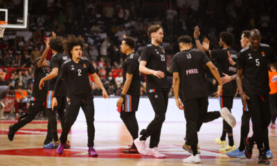 kosarkas Crvene zvezde na utakmici Evrolige protiv Pariza u hali Beogradska arena, Beograd 10.01.2025. godine Foto: MN PRESS Kosarka, Crvena zvezda, Evroliga, Pariz