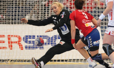 Katrine Lunde golman rukomet zene reprezentacija Norveska utakmica cetvrtfinala 1/4 IHF Svetskog prvenstva Srbija 2013 protiv Srbija u hali Kombank Beogradska arena 18.12.2013. godine Foto: Marko Metlas