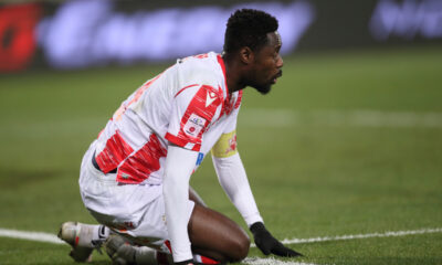 RICHMOND BOAKYE Ricmond Boaci fudbaler Crvene zvezde na utakmici Superlige Prvenstva Srbije protiv OFK Backe na stadionu Rajka Mitica, Beograd, 13.12.2020. godine Foto: Marko Metlas Fudbal, Crvena zvezda, Superliga Prvenstvo Srbije, OFK Backa