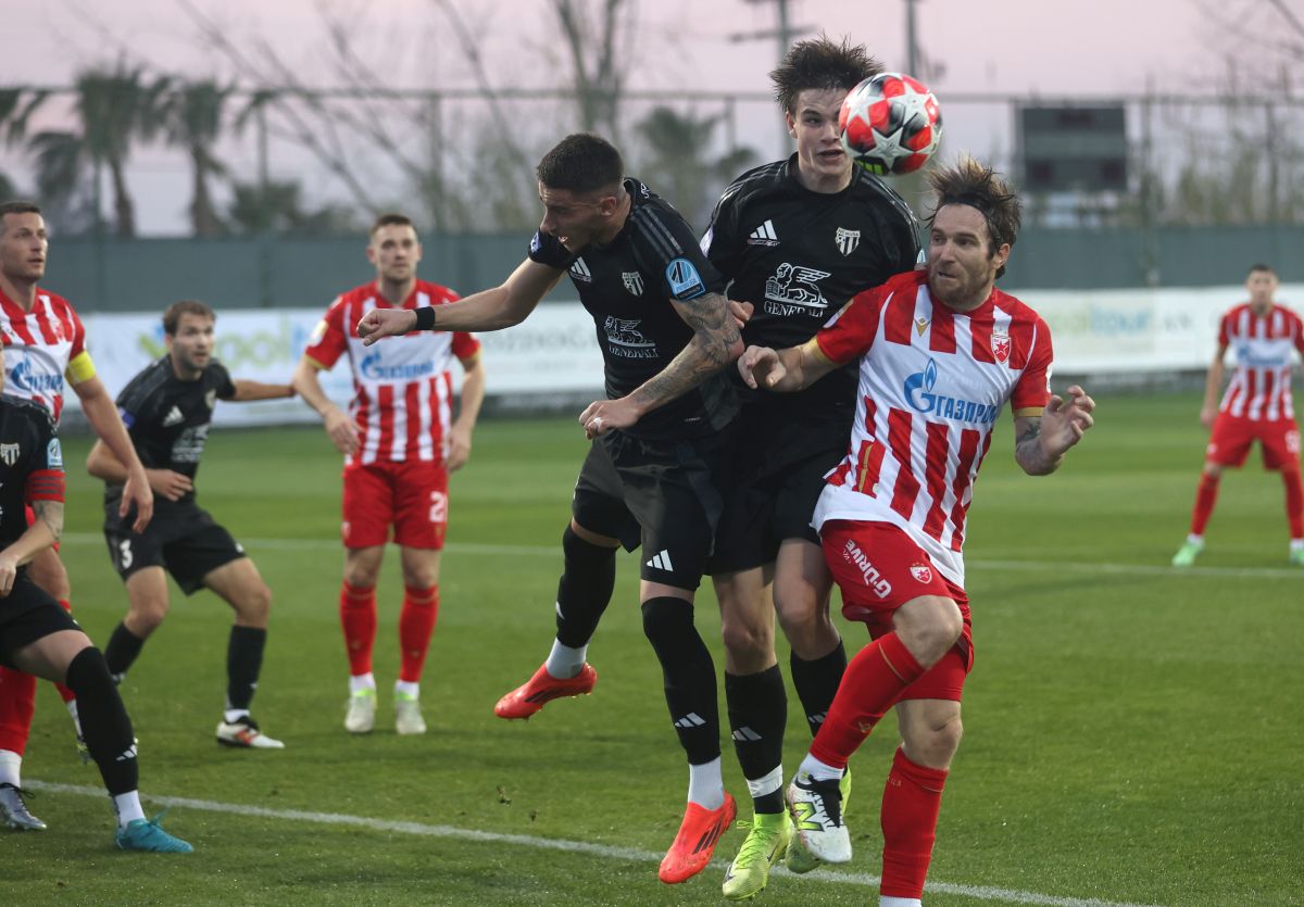 ALEKSANDAR KATAI, fudbaler Crvene zvezde, na prijateljskoj utakmici protiv Mure, na stadionu SC Kalista. Antalija, 08.01.2025. foto: MN Press / adj Fudbal, Crvena zvezda, Mura