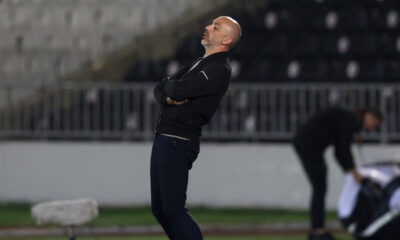 ZARKO LAZETIC trener fudbalera Makabi Tel Aviv na utakmici UEFA Lige Evropa protiv Mitjilanda na stadionu Partizana, Beograd 03.10.2024. godine Foto: MN press/ac Fudbal, Makabi Tel Aviv, UEFA Liga Evropa, Mitjiland