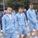 DEJAN JOVELJIC, ALEKSANDAR CIRKOVIC, VELJKO ILIC golman fudbaler reprezentacije Srbije setnjja pred utakmicu UEFA Lige nacija protiv Spanije, Kordoba 15.10.2024. godine Foto: Marko Metlas Fudbal, Reprezentacija, Srbija, Spanija, UEFA Liga nacija