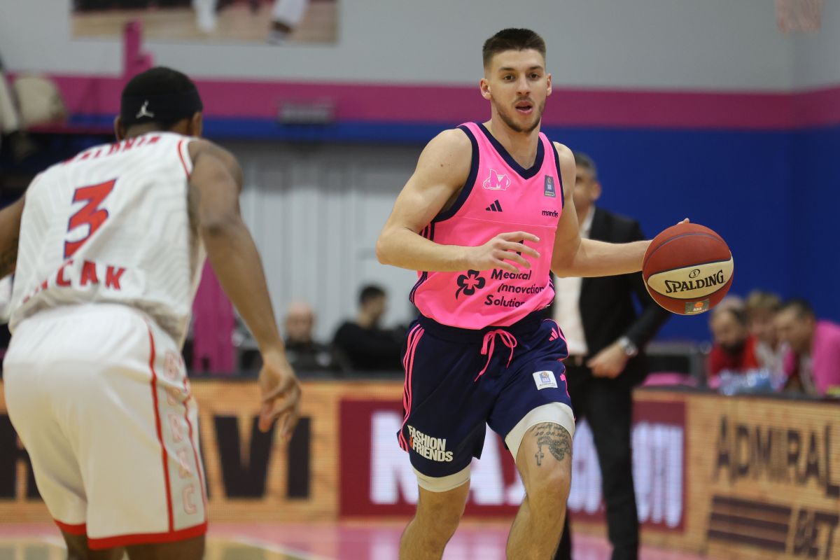 KOSTA KONDIC kosarkas Mega MIS-a na utakmici ABA lige protiv Borca u Trening Centru Dejan Milojevic, Beograd 09.12.2024. godine Foto: Ivica Veselinov / MN PRESS KOSARKA, BASKETBALL, ABA LIGA, ABA LEAGUE, MEGA MIS, KK BORAC CACAK