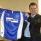 FILE - David Moyes smiles as he is presented as Everton manager, in Liverpool, England, March 14, 2002. (Martin Rickett/PA via AP, File)