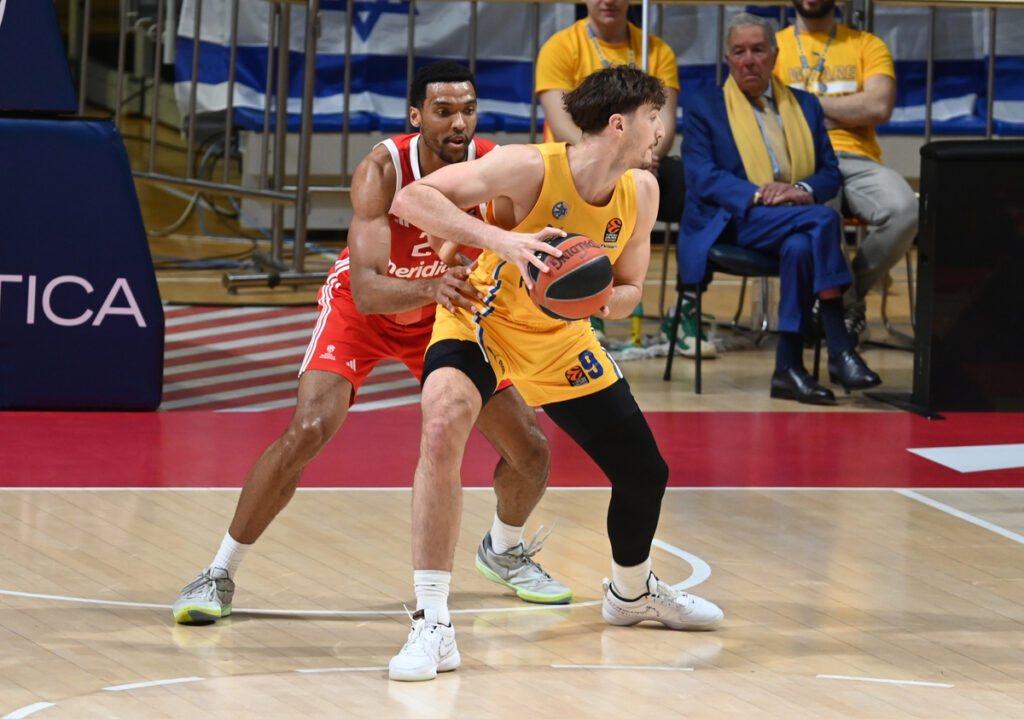 , kosarkas Crvene zvezde, na utakmici Evrolige protiv Makabija, u hali Aleksandar Nikolic. Beograd, 23.01.2025. foto: Nebojsa Parausic BASKETBALL, EUROLEAGUE, MACCABI, CRVENA ZVEZDA, RED STAR