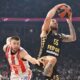 kosarkas Monaka na utakmici Evrolige protiv Crvene zvezde u hali Beogradska arena, Beograd 17.01.2025. godine Foto: Marko Metlas Kosarka, Crvena zvezda, Evroliga, Monako