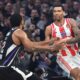 kosarkas Crvene zvezde na utakmici Evrolige protiv Parizana u hali Beogradska arena, Beograd 31.01.2025. godine Foto: Marko Metlas Kosarka, Crvena zvezda, Evroliga, Partizan