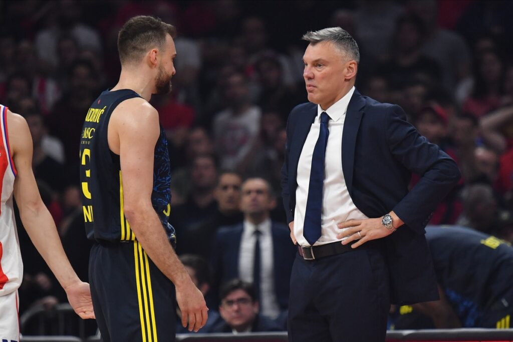 kosarkas Fenerbahčea na utakmici Evrolige protiv Crvene zvezde Istanbul u hali Beogradska arena, Beograd 15.01.2025. godine Foto: Marko Metlas Kosarka, Crvena zvezda, Evroliga, Fenerbahce Istanbul