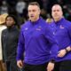 Toronto Raptors head coach Darko Rajakovic, center, walks off of the court after being ejected in the first half of an NBA basketball game against the Memphis Grizzlies, Thursday, Dec. 26, 2024, in Memphis, Tenn. (AP Photo/Brandon Dill)