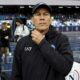 FILE - Napoli coach Rudi Garcia walks on the pitch ahead of the Serie A soccer match between Napoli and Empoli at the Diego Armando Maradona stadium in Naples, Italy, Sunday, Nov. 12, 2023. (Alessandro Garofalo/LaPresse via AP, File)