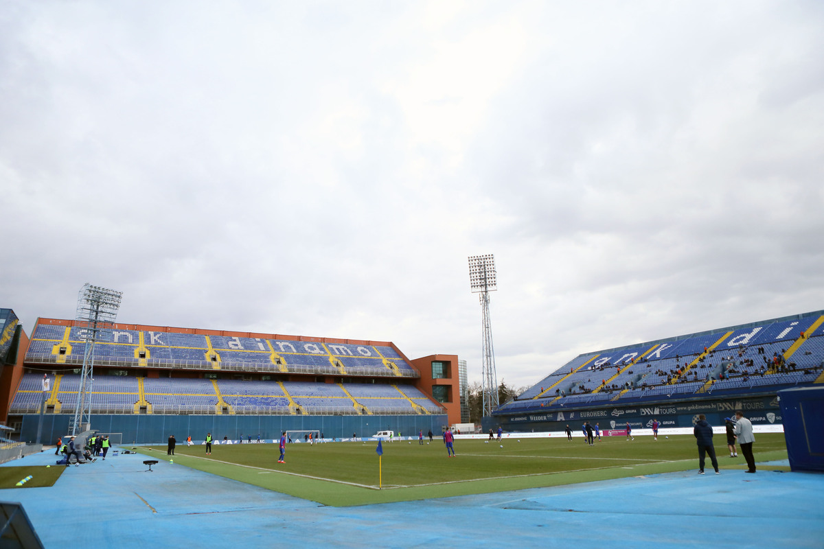 STADION MAKSIMIR fudbalera Dinama Zagreb na utakmici Prvenstva Hrvatske Prve nogometne lige protiv Rudesa, Zagreb 02.02.2019. godine Foto: Marko Metlas Fudbal, Dinamo Zagreb, Prvenstvo Hrvatske, Prva nogometna liga, Rudes, Total