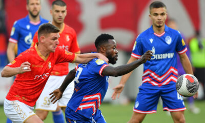 GUELOR KANGA Gejlor Kanga fudbaler Crvene zvezde na utakmici Superlige Prvenstva Srbije protiv Napretka Krusevac na stadionu Mladost, Krusevac 16.05.2024. godine Foto: MNPress / mi Fudbal, Crvena zvezda, Superliga Prvenstvo Srbije, Napredak Krusevac