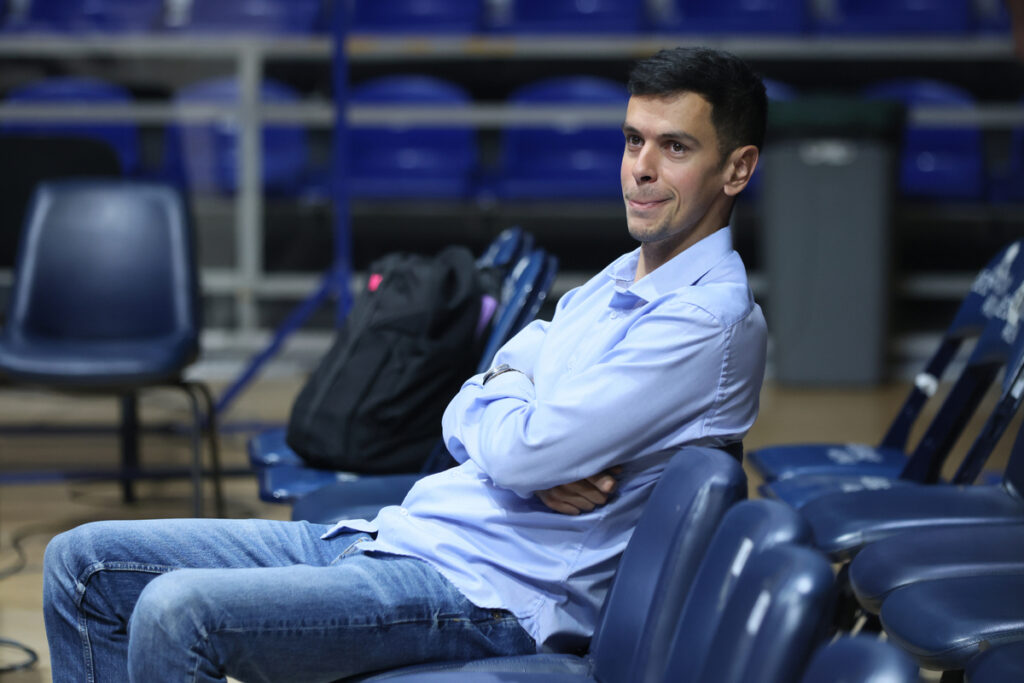 NENAD MILJENOVIC, kosarkasi Mege Mis na utakmici Prvenstva Srbije protiv Partizana u hali Pionir, Beograd 30.05.2024. godine Foto: Marko Metlas Kosarka, Partizan, Prvenstvo Srbije, Mega Mis