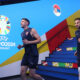 MILOS VELJKOVIC, MIJAT GACINOVIC fudbaleri reprezentacije Srbije trening pred utakmicu UEFA Evropskog prvenstva 2024 godine protiv Slovenije stadion Minhen fudbal arena, Minhen, 19.06.2024. godine Foto: Marko Metlas Fudbal, Reprezentacija, Srbija, UEFA Evropsko prvenstvo, EURO 2024