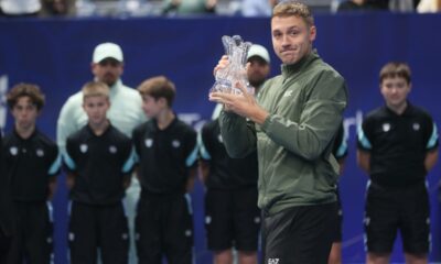 HAMAD MEDJEDOVIC teniser Srbije na Belgrade Open ATP mecu finala protiv DENIS SHAPOVALOV Denis Sapovalov Kanada, u Beogradskoj areni. Beograd, 09.11.2024. Foto: MN press/vm Tenis, Belgrade Open, Beograd, Turnir, Atp, Finale