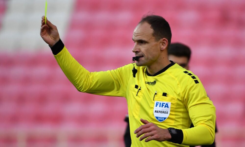 NENAD MINAKOVIC glavni sudija na prvenstvenoj utakmici izmedju fudbalera Radnickog Nis i Cukarickog, na stadionu Cair. Nis, 23.11.2024. Foto: MN Press / mi Fudbal, Radnicki Nis, Cukaricki