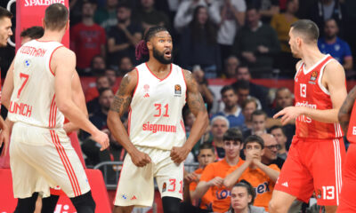 DEVIN BOOKER Devin Buker kosarkas Bajerna Minhen na utakmici Evrolige protiv Crvene zvezde u hali Beogradska arena, Beograd 29.11.2024. godine Foto: Marko Metlas Kosarka, Crvena zvezda, Evroliga, Bajern Minhen