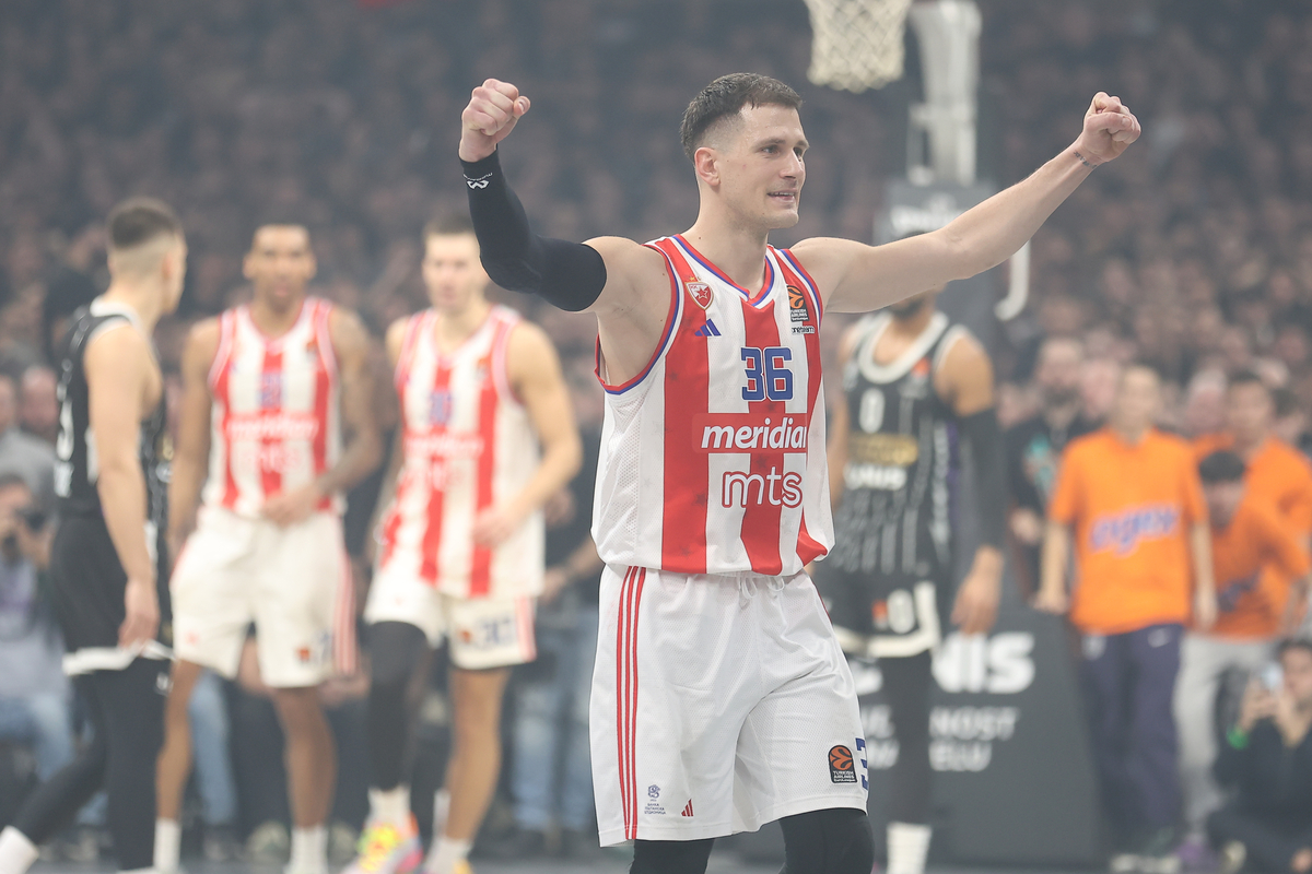 NEMANJA NEDOVIC kosarkas Crvene Zvezde na utakmici Evrolige protiv Partizana u hali Beogradska Arena, Beograd 31.01.2025. godine Foto: Ivica Veselinov / MN PRESS KOSARKA, BASKETBALL, EVROLIGA, EUROLEAGUE, PARTIZAN, CRVENA ZVEZDA