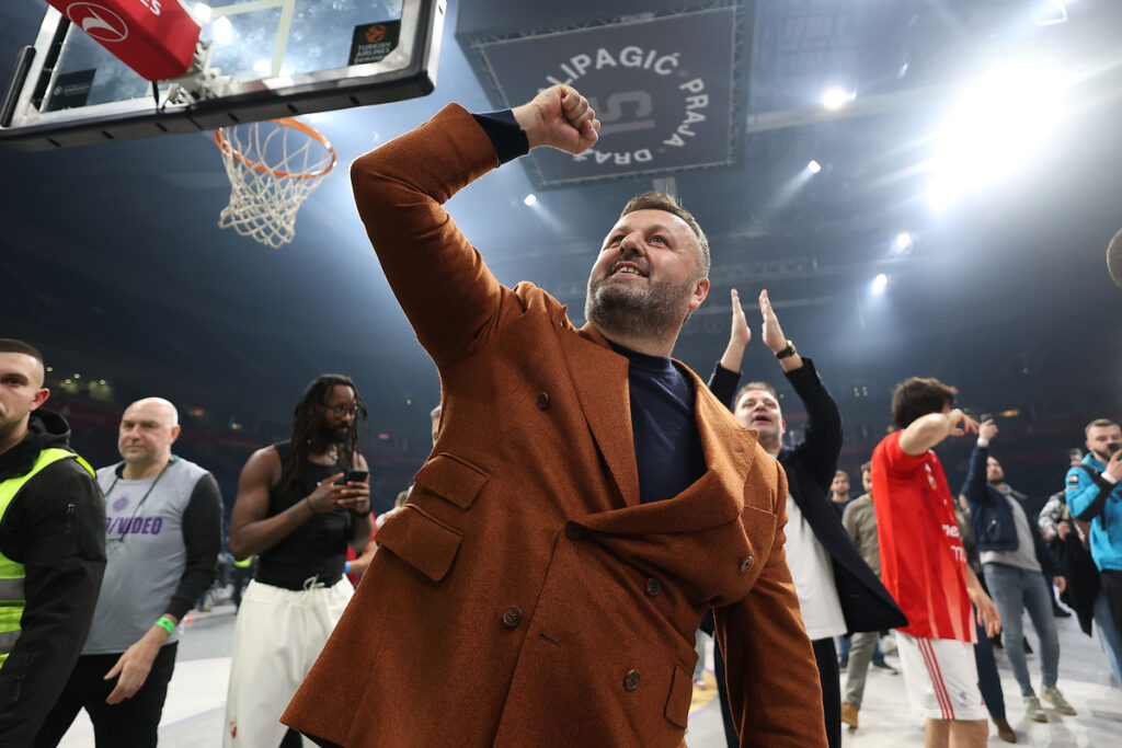 ZELJKO DRCELIC predsednik kosarkasa Crvene Zvezde na utakmici Evrolige protiv Partizana u hali Beogradska Arena, Beograd 31.01.2025. godine Foto: Ivica Veselinov / MN PRESS KOSARKA, BASKETBALL, EVROLIGA, EUROLEAGUE, PARTIZAN, CRVENA ZVEZDA