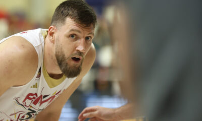 OGNJEN KUZMIC kosarkas FMP Zeleznika na utakmici ABA lige protiv Spartaka u hali FMP Arena, Beograd 01.02.2025. godine Foto: Ivica Veselinov / MN PRESS KOSARKA, BASKETBALL, ABA LIGA, ABA LEAGUE, FMP ZELEZNIK, KK SPARTAK SUBOTICA