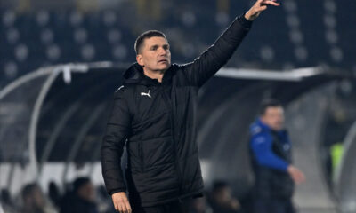 SRDJAN BLAGOJEVIC trener fudbalera Partizana na utakmici Superlige Prvenstva Srbije protiv Spartaka Subotica na stadionu Partizana, Beograd 01.02.2025. godine Foto: Marko Metlas Fudbal, Partizan, Superliga Prvenstvo Srbije, Spartak Subotica