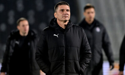 SRDJAN BLAGOJEVIC trener fudbalera Partizana na utakmici Superlige Prvenstva Srbije protiv Spartaka Subotica na stadionu Partizana, Beograd 01.02.2025. godine Foto: Marko Metlas Fudbal, Partizan, Superliga Prvenstvo Srbije, Spartak Subotica