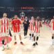 LUKA MITROVIC, OGNJEN DOBRIC, BRANKO LAZIC, NEMANJA NEDOVIC, CODI MILLER MCINTYRE Kodi Miler Mekintajer i ROKAS GIEDRAITIS, RADOST kosarkasa Crvene Zvezde na utakmici Evrolige protiv Asvela u hali Beogradska Arena, Beograd 04.02.2025. godine Foto: Ivica Veselinov / MN PRESS KOSARKA, BASKETBALL, EVROLIGA, EUROLEAGUE, CRVENA ZVEZDA, LDLC ASVEL VILLEURBANNE, ASVEL VILERBAN