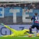 orino goalkeeper Vanja Milinkovic-Savic saves a penalty kicked by Atalanta's Mateo Retegui during the Serie A soccer match between Atalanta and Torino at the Gewiss Stadium in Bergamo, Italy, Saturday Feb.1, 2025 . (Spada/LaPresse via AP)