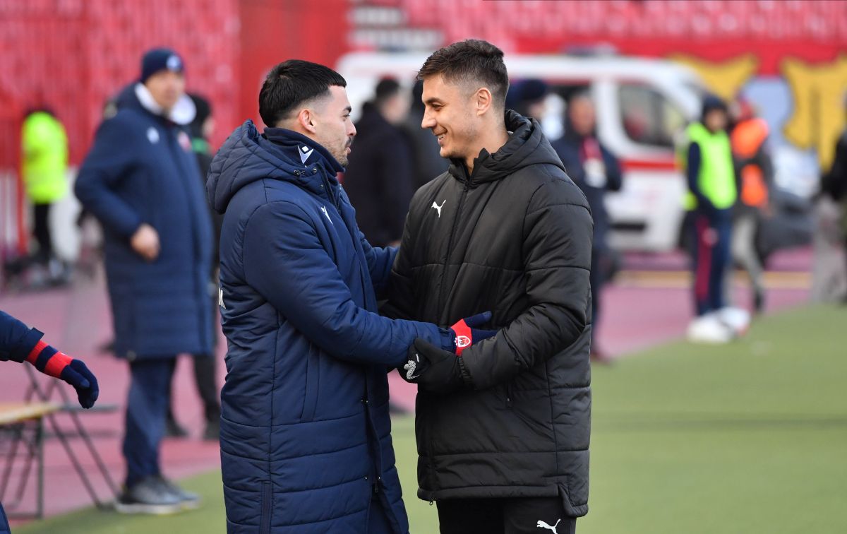 NEMANJA RADONJIC i NEMANJA NIKOLIC CRVENA ZVEZDA vs PARTIZAN Beograd, 22.02.2025. foto: Marko Metlas Fudbal, Crvena zvezda, Partizan