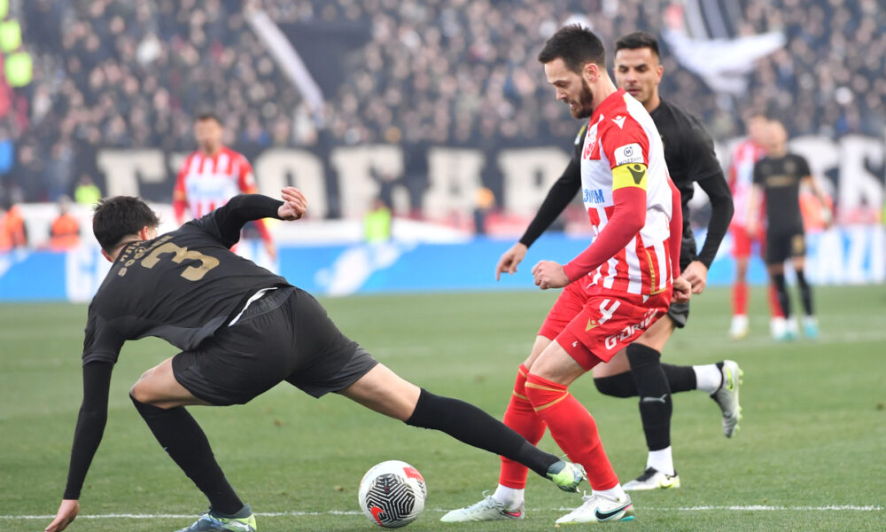 CRVENA ZVEZDA vs PARTIZAN Beograd, 22.02.2025. foto: Marko Metlas Fudbal, Crvena zvezda, Partizan