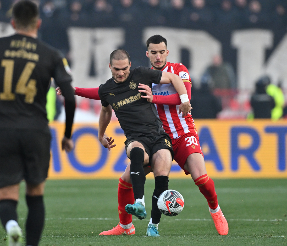 CRVENA ZVEZDA vs PARTIZAN Beograd, 22.02.2025. foto: Marko Metlas Fudbal, Crvena zvezda, Partizan