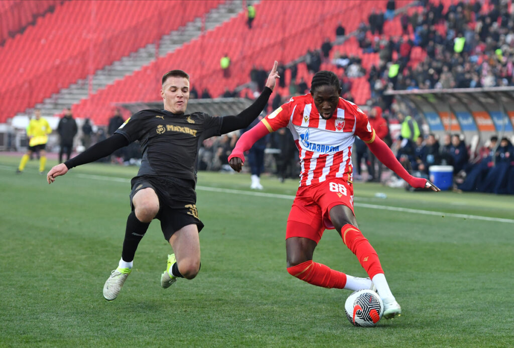 CRVENA ZVEZDA vs PARTIZAN Beograd, 22.02.2025. foto: Marko Metlas Fudbal, Crvena zvezda, Partizan