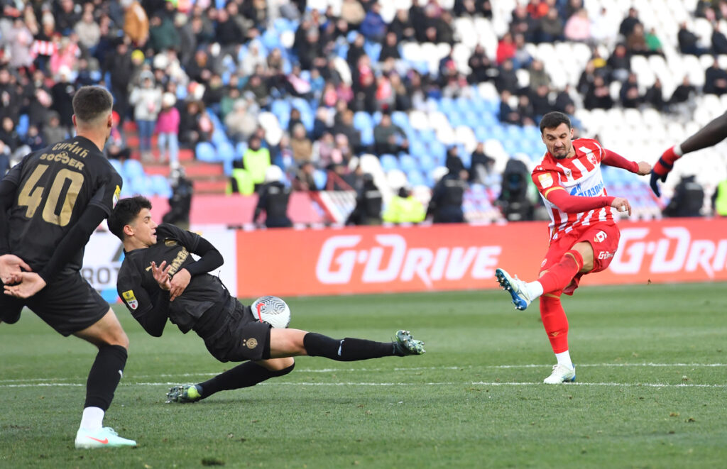 CRVENA ZVEZDA vs PARTIZAN Beograd, 22.02.2025. foto: Marko Metlas Fudbal, Crvena zvezda, Partizan