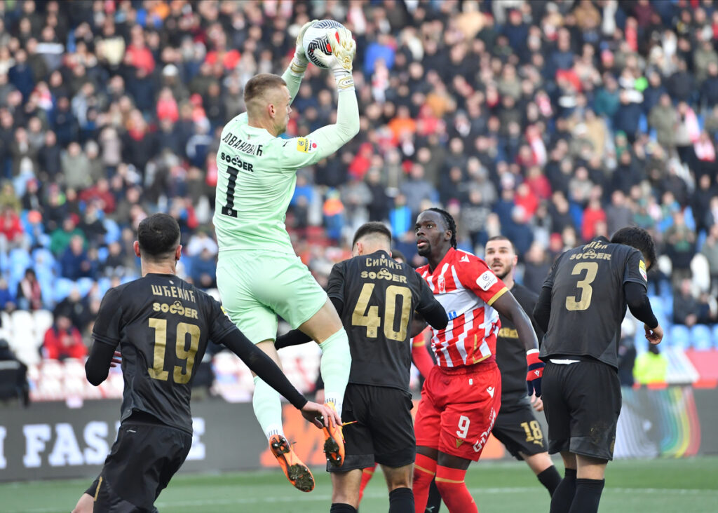 CRVENA ZVEZDA vs PARTIZAN Beograd, 22.02.2025. foto: Marko Metlas Fudbal, Crvena zvezda, Partizan