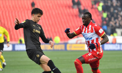 CRVENA ZVEZDA vs PARTIZAN Beograd, 22.02.2025. foto: Marko Metlas Fudbal, Crvena zvezda, Partizan