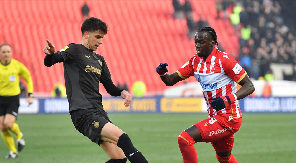 CRVENA ZVEZDA vs PARTIZAN Beograd, 22.02.2025. foto: Marko Metlas Fudbal, Crvena zvezda, Partizan