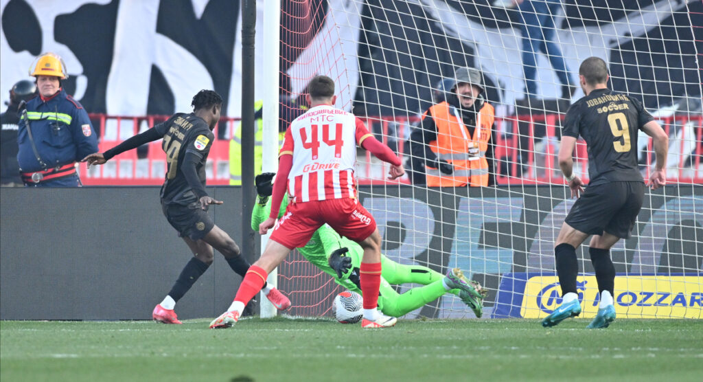 CRVENA ZVEZDA vs PARTIZAN Beograd, 22.02.2025. foto: Marko Metlas Fudbal, Crvena zvezda, Partizan