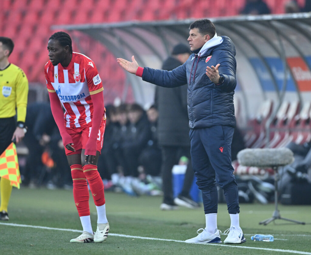 CRVENA ZVEZDA vs PARTIZAN Beograd, 22.02.2025. foto: Marko Metlas Fudbal, Crvena zvezda, Partizan