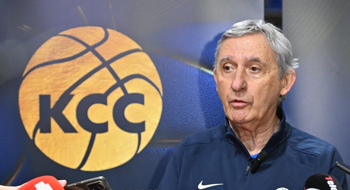 SVETISLAV PESIC selektor i trener kosarkas reprezentacije Srbije na treningu pred utakmicu kvalifikacija za FIBA Evropsko prvenstvo 2025 u hali Aleksandar Nikolic Pionir, Beograd 18.02.2025. godine Foto: Marko Metlas Kosarka, Srbija, Kvalifikacije za Evropsko prvenstvo 2025