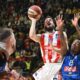 kosarkas Crvene zvezde na utakmici Jadranske ABA lige protiv Buducnosti Podgorica u hali Aleksandar Nikolic Pionir, Beograd 10.02.2025. godine Foto: Marko Metlas Kosarka, Crvena zvezda, Jadranska ABA liga, Buducnost Podgorica