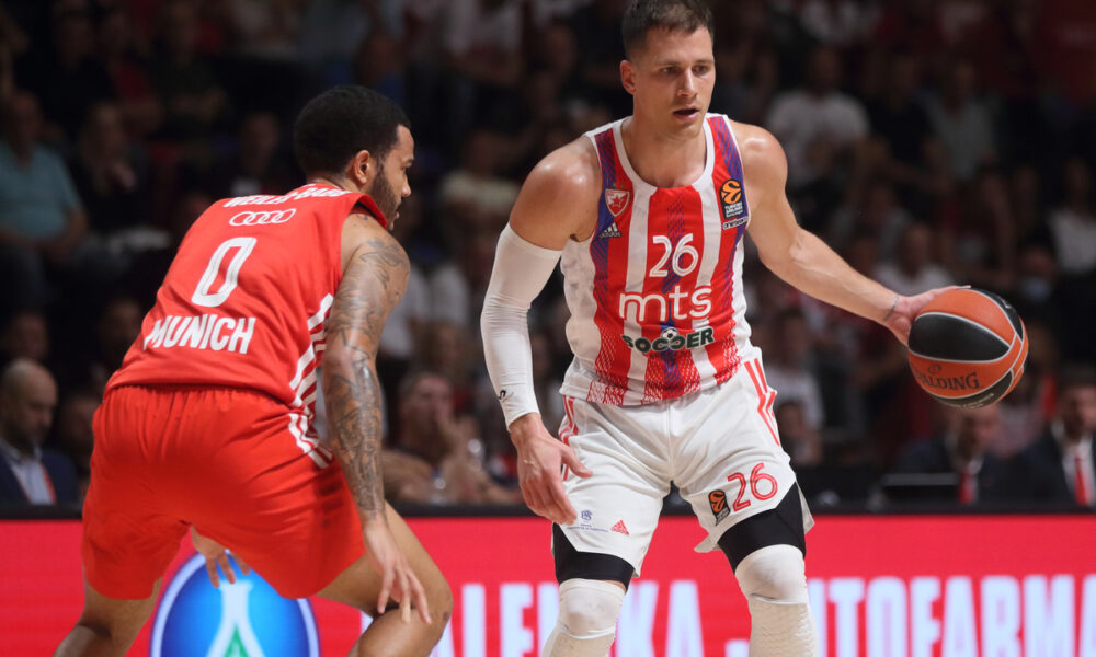 NEMANJA NEDOVIC kosarkas Crvene zvezde na utakmici Evrolige protiv Bajerna Minhen u hali Aleksandar Nikolic Pionir, Beograd 28.10.2022. godine Foto: Marko Metlas Kosarka, Crvena zvezda, Evroliga, Bajern Minhen