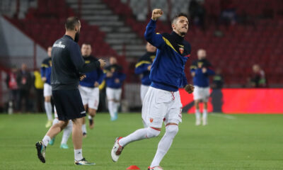 STEVAN JOVETIC fudbaler reprezentacije Crne Gore na utakmici kvalifikacija za UEFA Evropsko prvenstvo 2024 godine protiv Srbije na stadionu Rajka Mitica, Beograd 17.10.2023. godine Foto: Marko Metlas Fudbal, Reprezentacija, Srbija, Crna Gora, UEFA Evropsko prvenstvo, EURO 2024