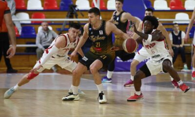 DRAGAN MILOSAVLJEVIC kosarkas Igokee na utakmici ABA lige protiv MATIC REBEC i DEMETRE ROBERTS iz FMP Zeleznika u hali FMP Arena, Beograd 04.02.2024. godine Foto: Ivica Veselinov / MN PRESS KOSARKA, BASKETBALL, ABA LIGA, ABA LEAGUE, FMP ZELEZNIK, IGOKEA