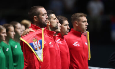 Teniseri Srbije, na mecu Dejvis kupa protiv Grcke, u hali Aleksandar Nikolic. Beograd, 14.09.2024. foto: MN Press / ac Tenis, Srbija, Grcka, Davis Cup