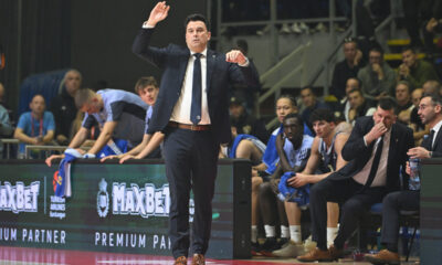 ISRAEL GONZALEZ Izrael Gonzalez trener kosarkasa Albe Berlin na utakmici Evrolige protiv Crvene zvezde u hali Aleksandar Nikolic Pionir, Beograd 07.11.2024. godine Foto: Marko Metlas Kosarka, Crvena zvezda, Evroliga, Alba Berlin