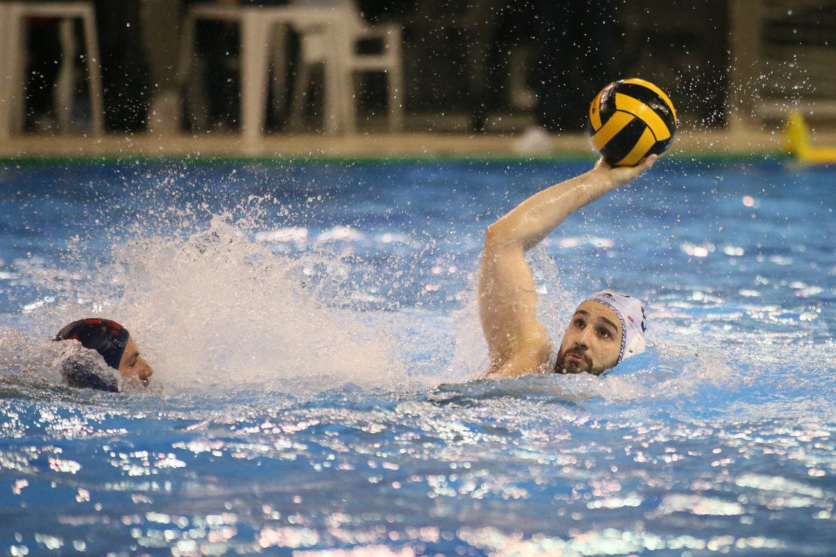 MILOS CUK vaterpolista Novog Beograda na utakmici finala Kupa Srbije protiv Crvene Zvezde na bazenu VK Sabac, Sabac 30.11.2024. godine Foto: Ivica Veselinov / MN PRESS VATERPOLO, WATERPOLO, KUP SRBIJE, NATIONAL CUP, VK CRVENA ZVEZDA, NOVI BEOGRAD