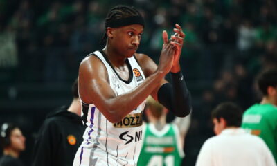 FRANK NTILIKINA Frenk Ntilikina, kosarkas Partizana, na utakmici Evrolige protiv Panatinaikosa, u hali OAKA. Atina, 09.01.2025. foto: MN Press / ym Kosarka, Euroleague, Panatinaikos, Partizan