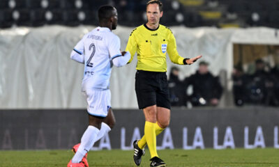 SRDJAN JOVANOVIC sudija fudbaleri Partizana na utakmici Superlige Prvenstva Srbije protiv Spartaka Subotica na stadionu Partizana, Beograd 01.02.2025. godine Foto: Marko Metlas Fudbal, Partizan, Superliga Prvenstvo Srbije, Spartak Subotica