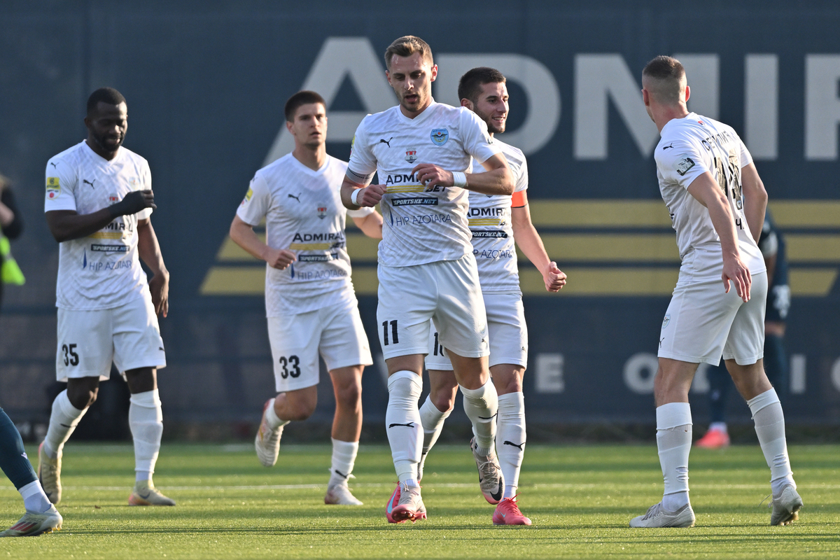 STEFAN CVETKOVIC fudbaler Zeleznicara Pancevo na utakmici Superlige Prvenstva Srbije protiv Crvene zvezde na stadionu SC Mladost, Pancevo, 26.02.2025. godine Foto: Marko Metlas Fudbal, Crvena zvezda, Superliga Prvenstvo Srbije, Zeleznicar Pancevo