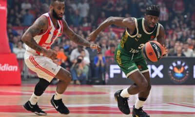 SYLVAIN FRANCISCO Silvan Francisko kosarkas Zalgirisa Kaunas na utakmici Evrolige protiv Crvene zvezde u hali Beogradska arena, Beograd 27.02.2025. godine Foto: Marko Metlas Kosarka, Crvena zvezda, Evroliga, Zalgiris Kaunas